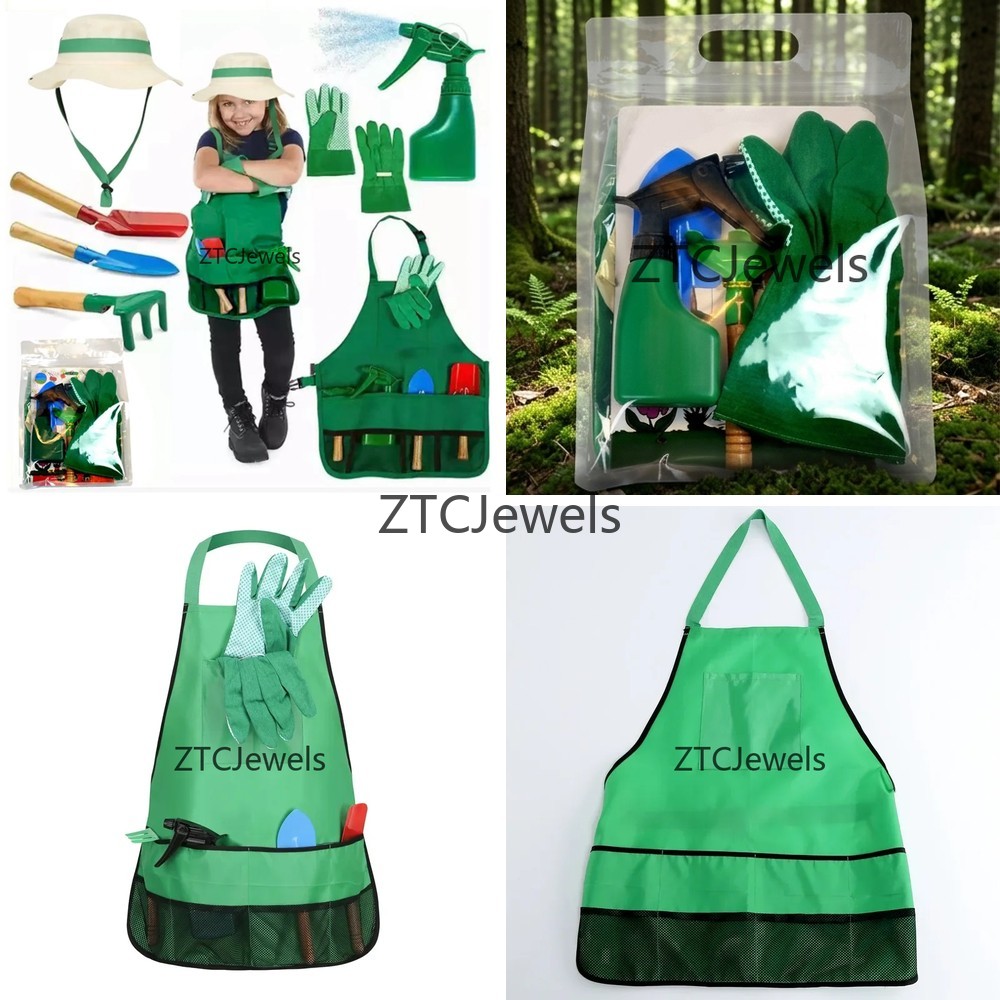 Gardening Tools In - 어린이 정원 앞치마 도구 세트 장갑