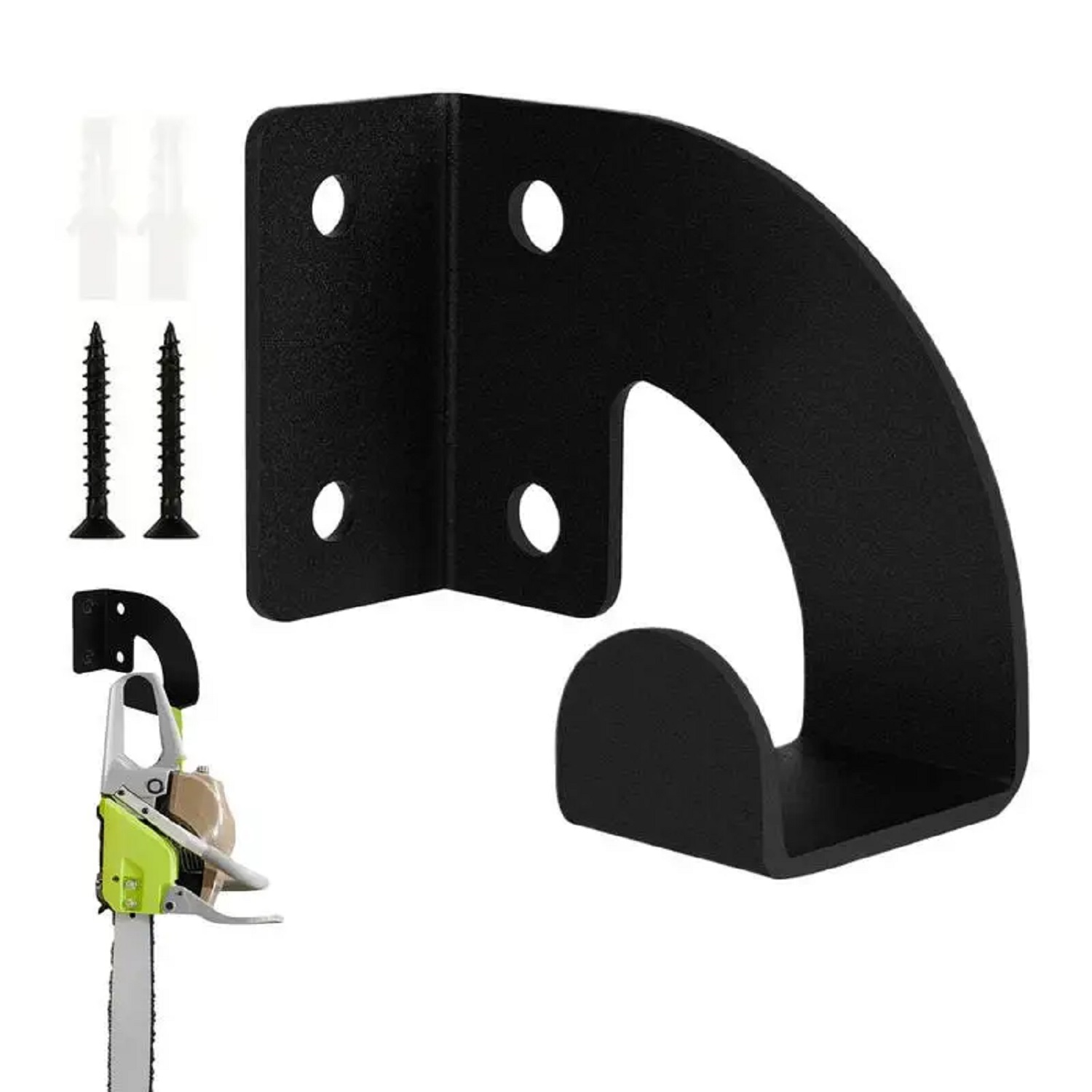 Gardening Tools Types - 헤비 듀티 금속 체인톱 벽걸이형 걸이,