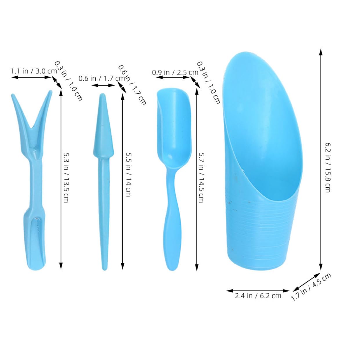4 개/대, 플라스틱 내구성 양동이 삽 화분 재배 실린 - Gardening Tools Shop 리뷰 및 가격