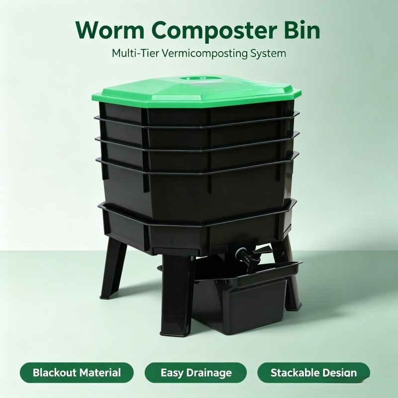 주방 음식물 쓰레기 재활용을 위한 웜 컴포스터, 야외용 - Compost Bin 리뷰 및 가격