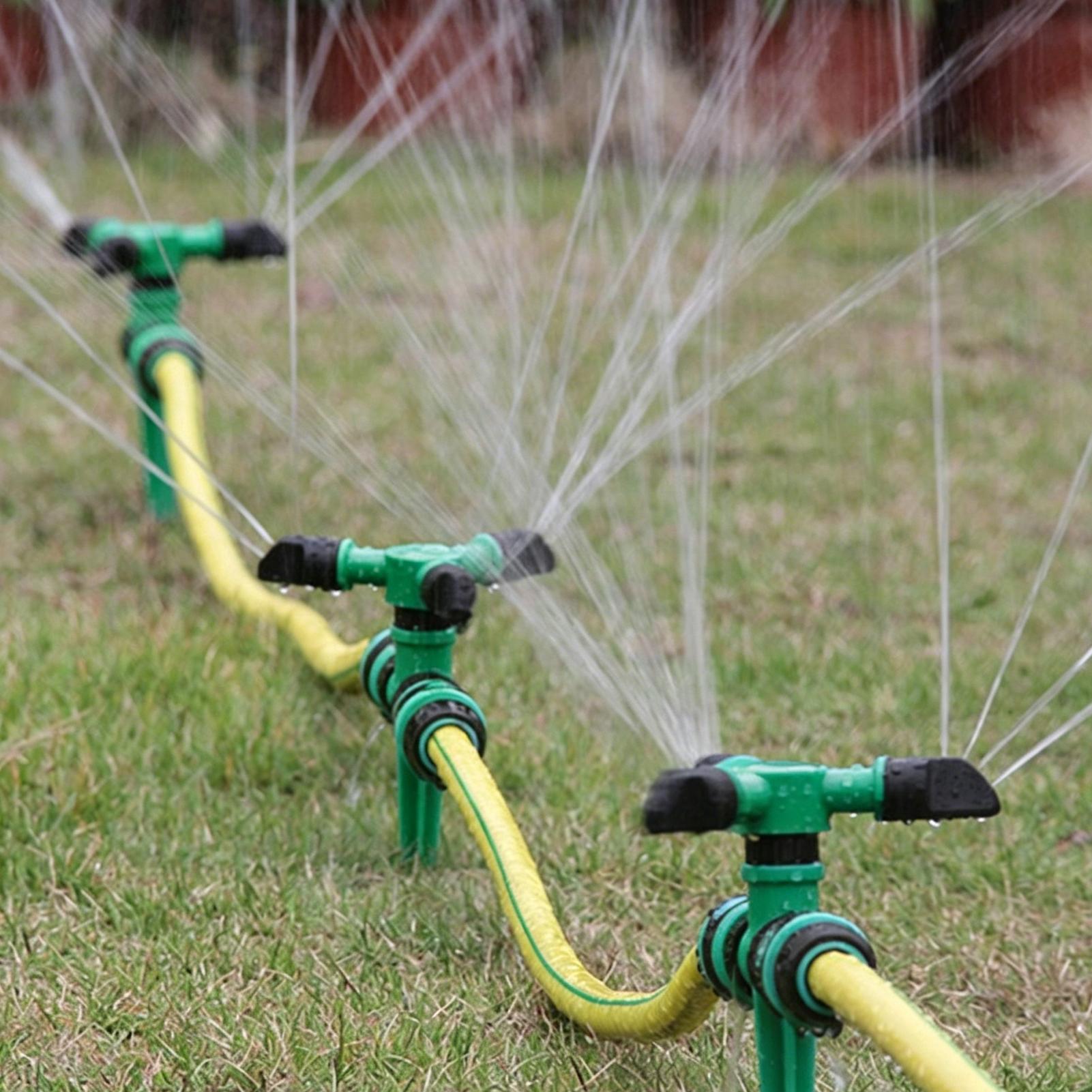 정원 잔디 관개용 자동 회전식 물 스프링클러 360도  - Gardening Tools Water 리뷰 및 가격