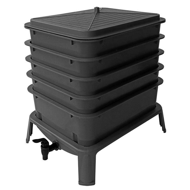 헤비듀티 50L 5단 웜팜 퇴비화기 실내외용 비마컴포스 - Compost Bin 리뷰 및 가격