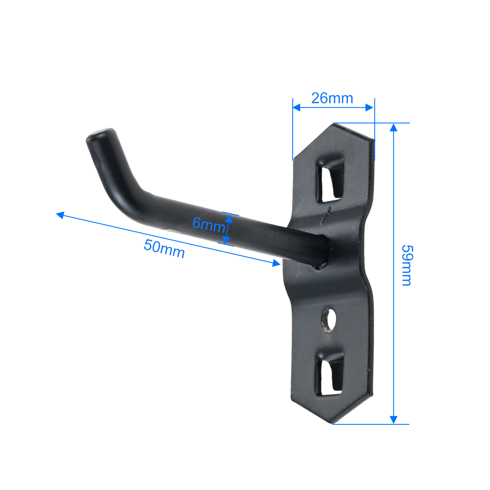 10개/세트 50mm 블랙홀 보드 훅 스틸 주방/정원/ - Gardening Tools Shop 리뷰 및 가격
