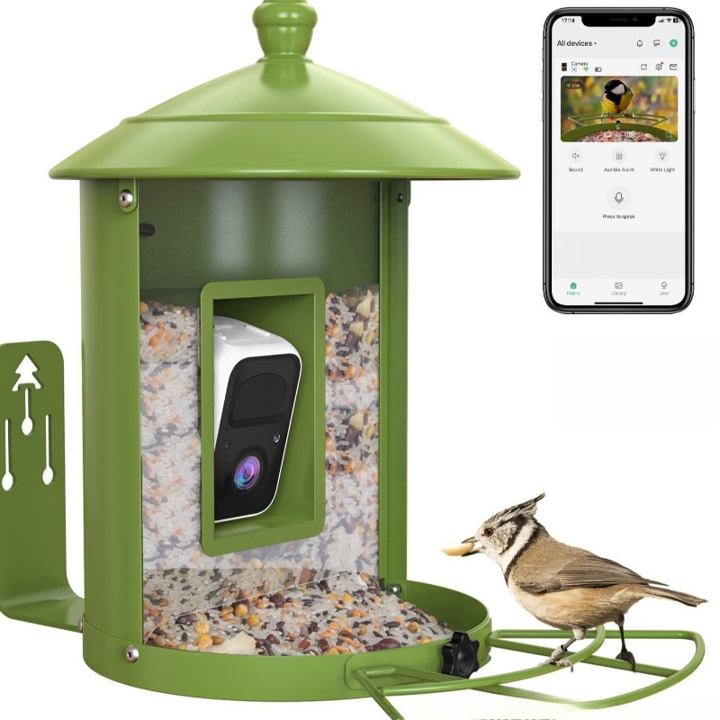 카메라가 장착된 AI 지능형 조류 먹이통, 야외 정원용 - Gardening Tools With Definition 리뷰 및 가격