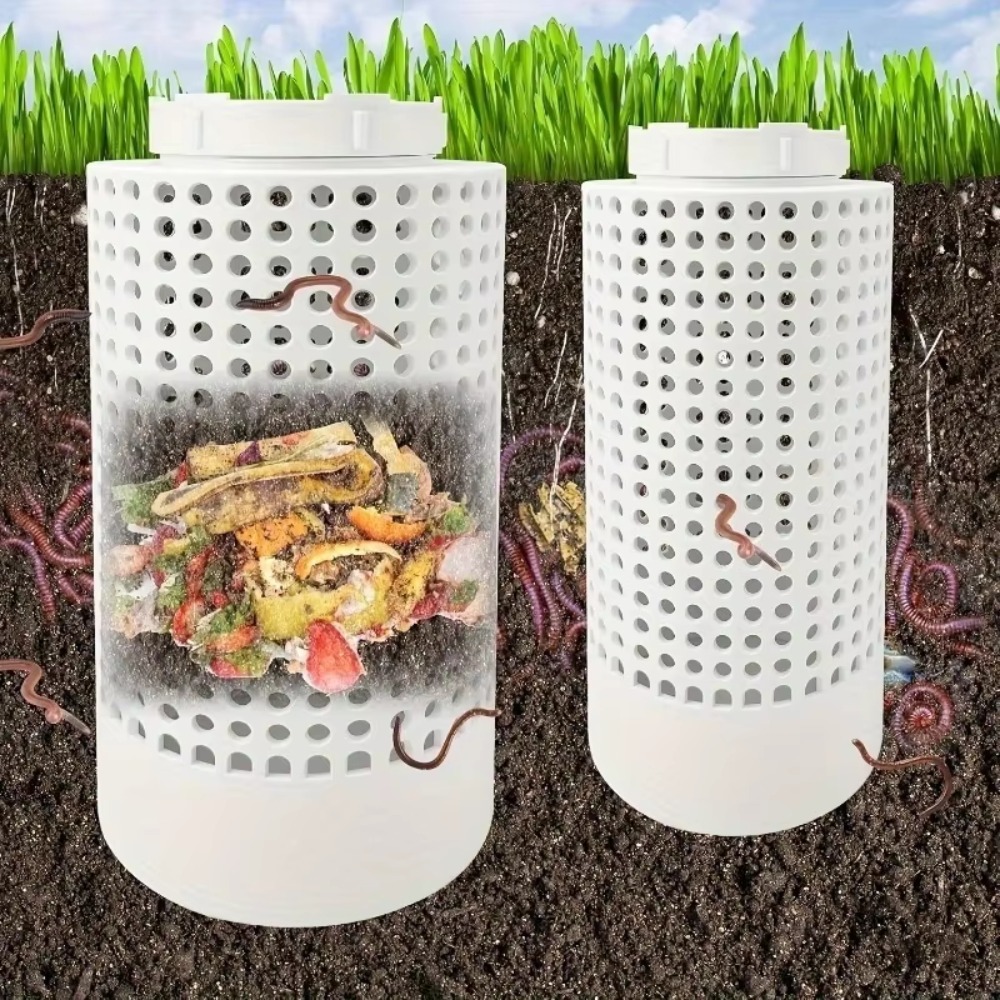 1개 공간 절약형 PVC 지렁이 퇴비통 (소형 화분 정 - Compost Bin 리뷰 및 가격